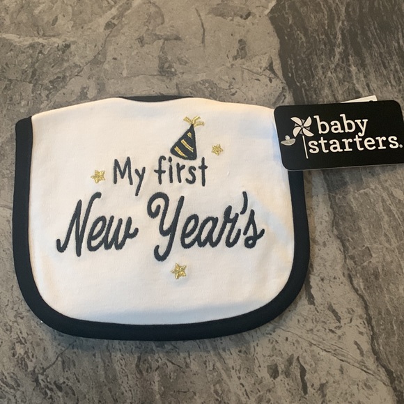 Rashti Baby & Rashti Kids - Baby Starters - My First New Year's Bib - NWT - Picture 3 of 16